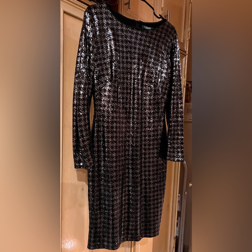 Ralph Lauren Size 12 beaded black
